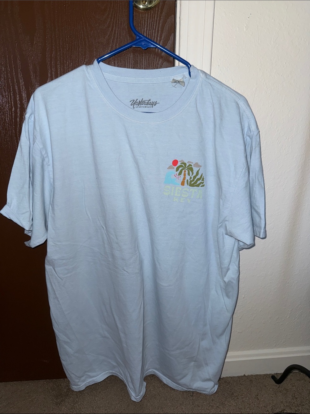 Siesta Key Short Sleeve Tee - Light Blue